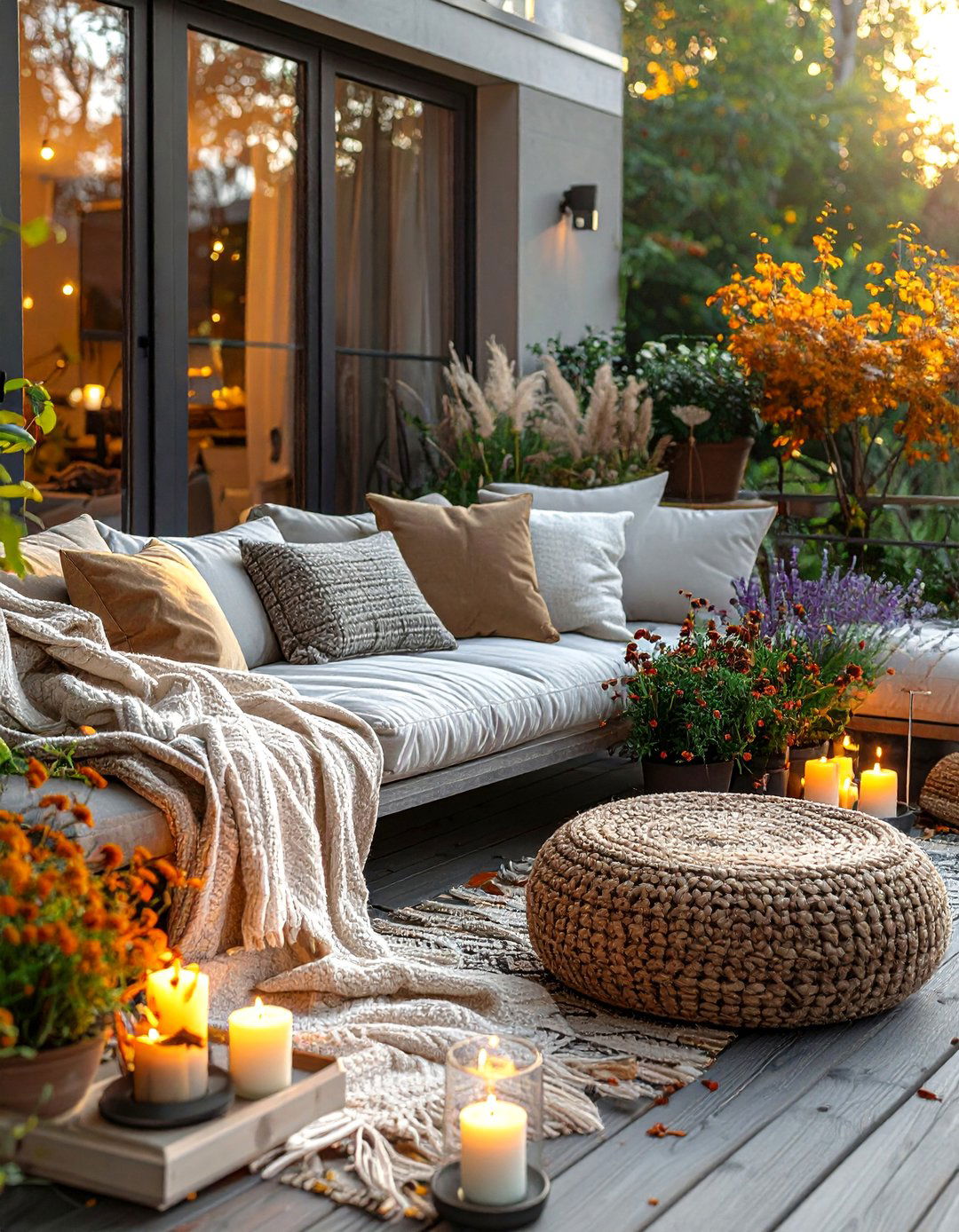 Scandinavian Hygge Patio Comfort - 40 Patio Decor Ideas to Refresh Your Outdoor Space