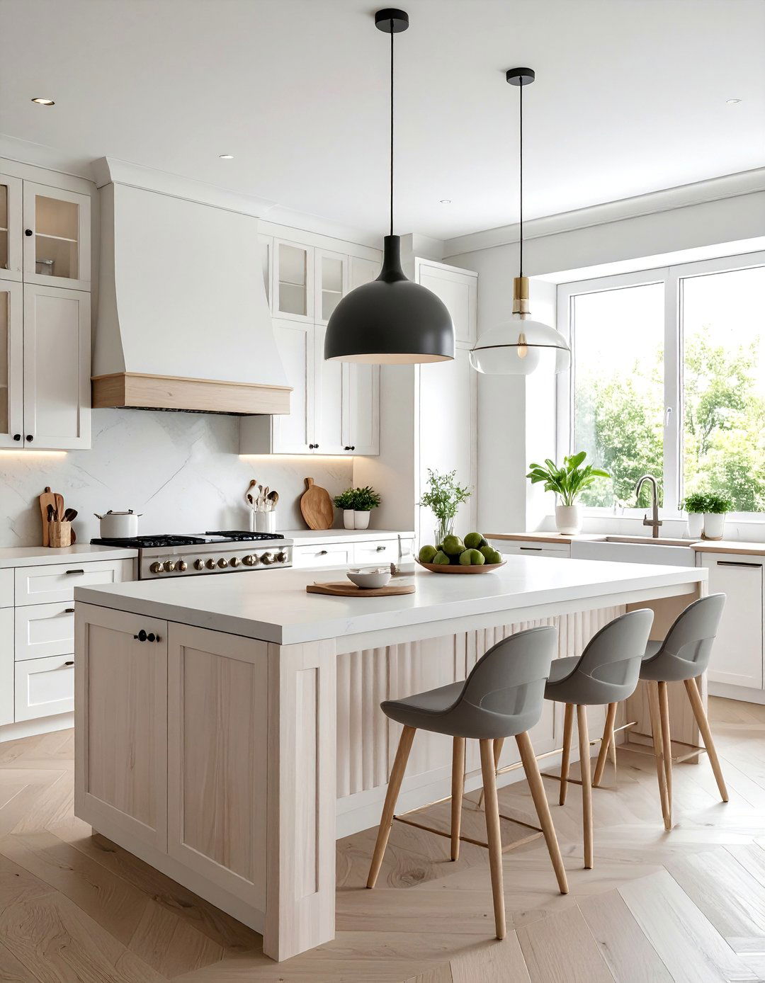 Scandinavian Kitchen with Soft Design Elements - 25 Dream Kitchen Ideas for Your Modern Home
