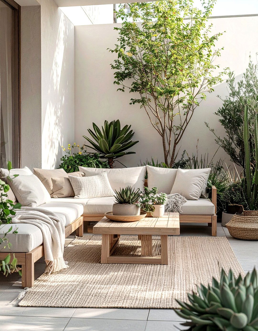 Scandinavian Minimalist Outdoor Space - 40 Patio Decor Ideas to Refresh Your Outdoor Space