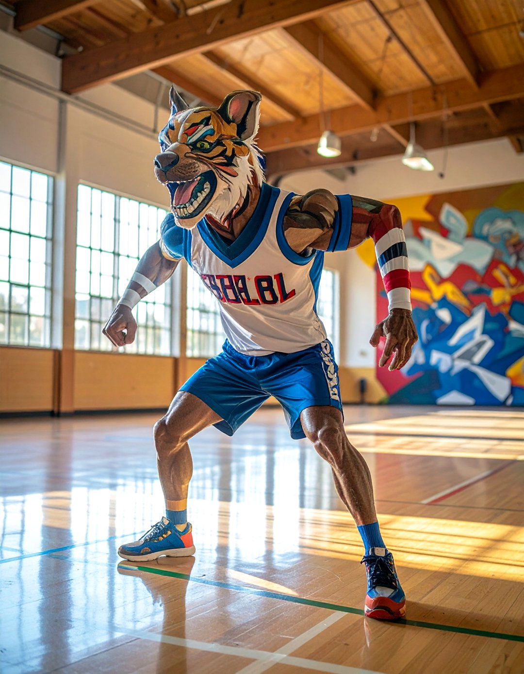 School Mascot and Spirit Mural - 30 Creative School Mural Ideas to Inspire Students