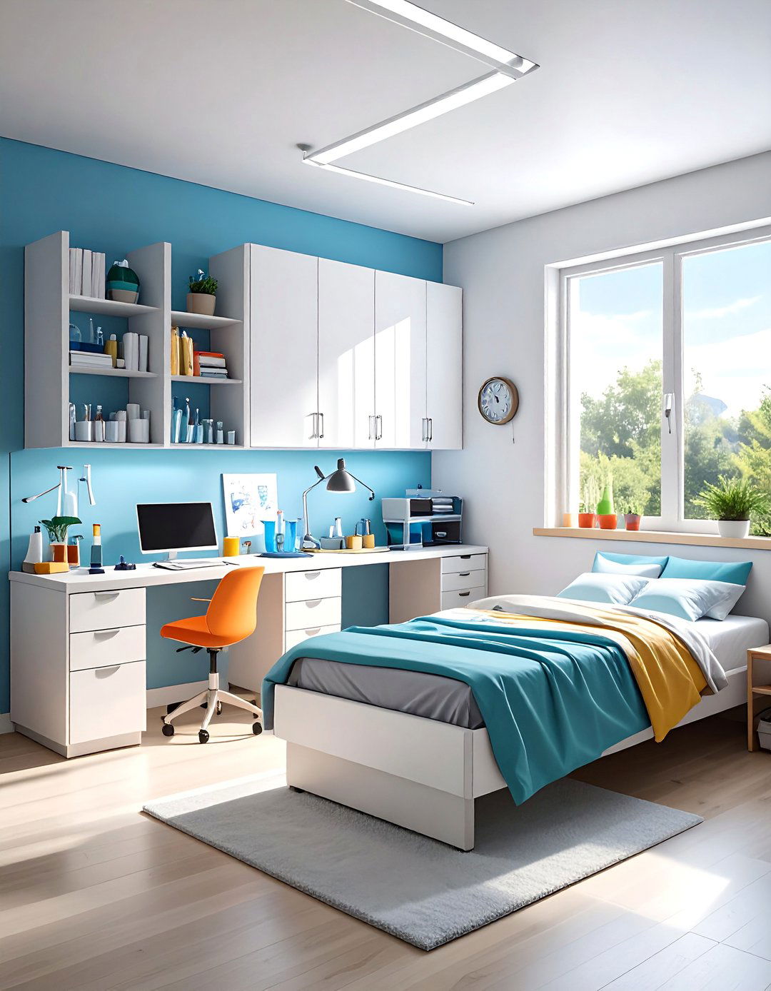 Science Laboratory Learning Center - 40 Teen Room Ideas for a Fun and Functional Space