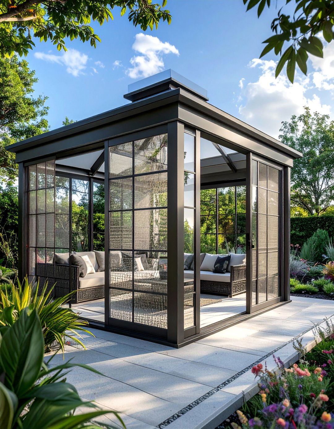 Screened Gazebo Enclosure - 40 Gazebo Design Ideas for a Beautiful Outdoor Space
