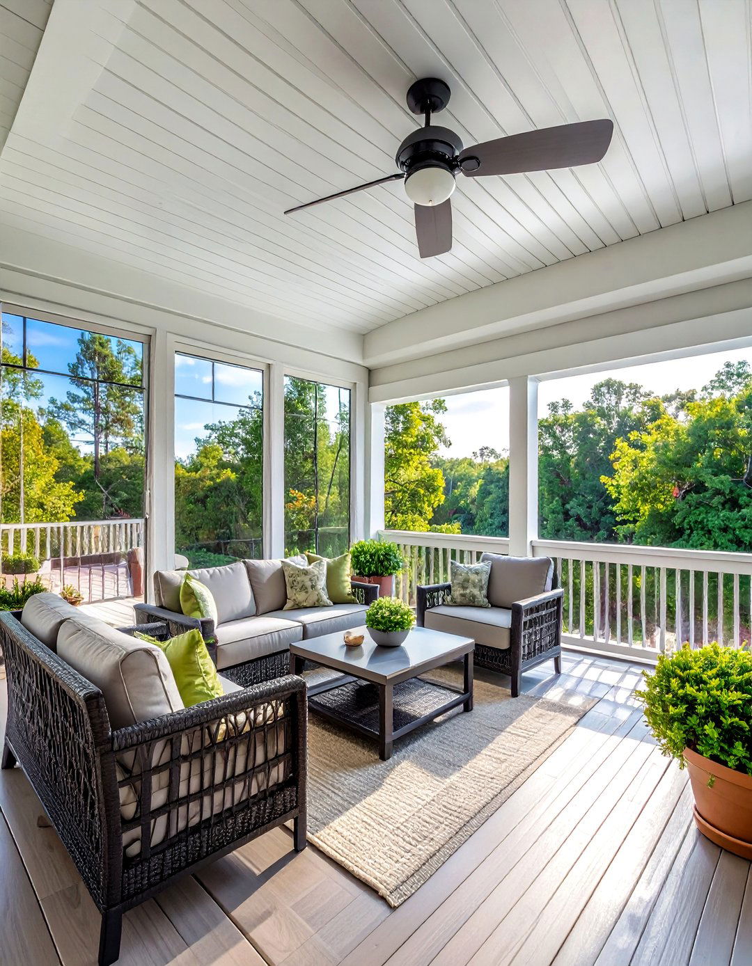 Screened Porch Addition - 30 Patio Deck Ideas to Elevate Your Outdoor Living