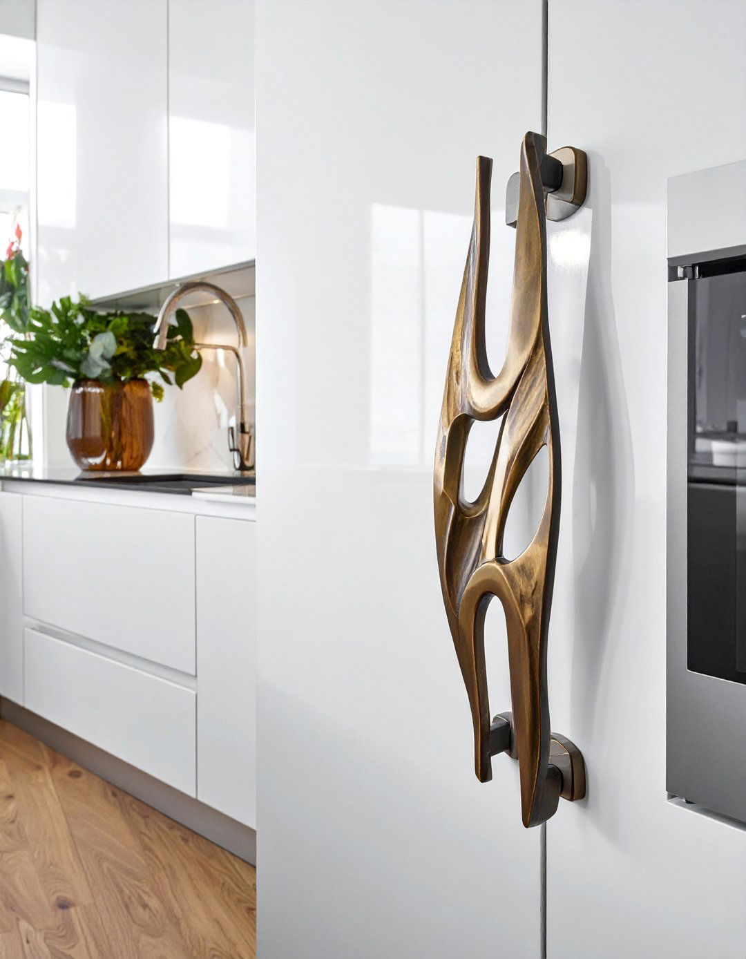 Sculptural Art Pulls - 40 Kitchen Cabinet Hardware Ideas to Elevate Your Design