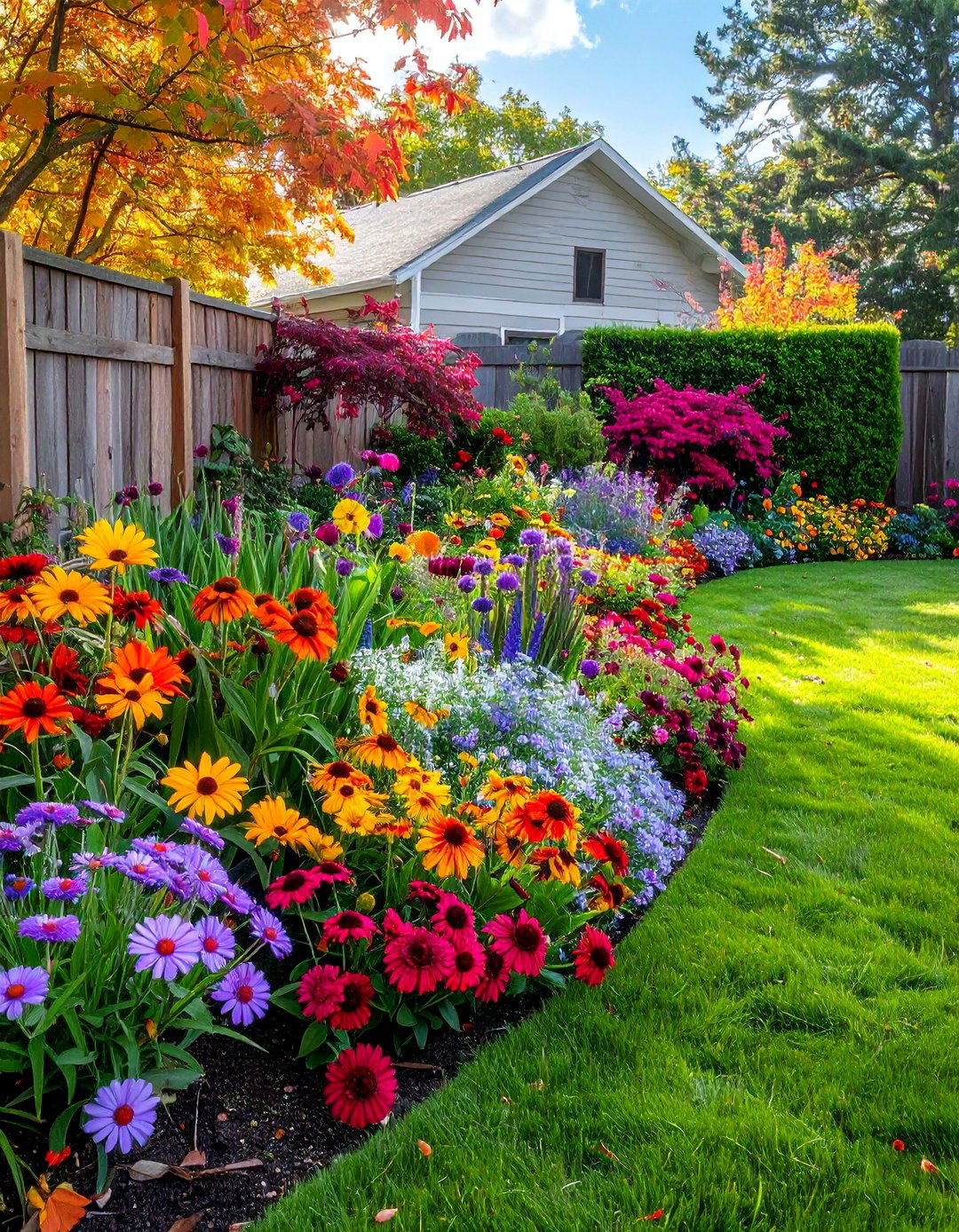 Seasonal Color Gardens - 40 Small Backyard Ideas to Transform Your Outdoor Space
