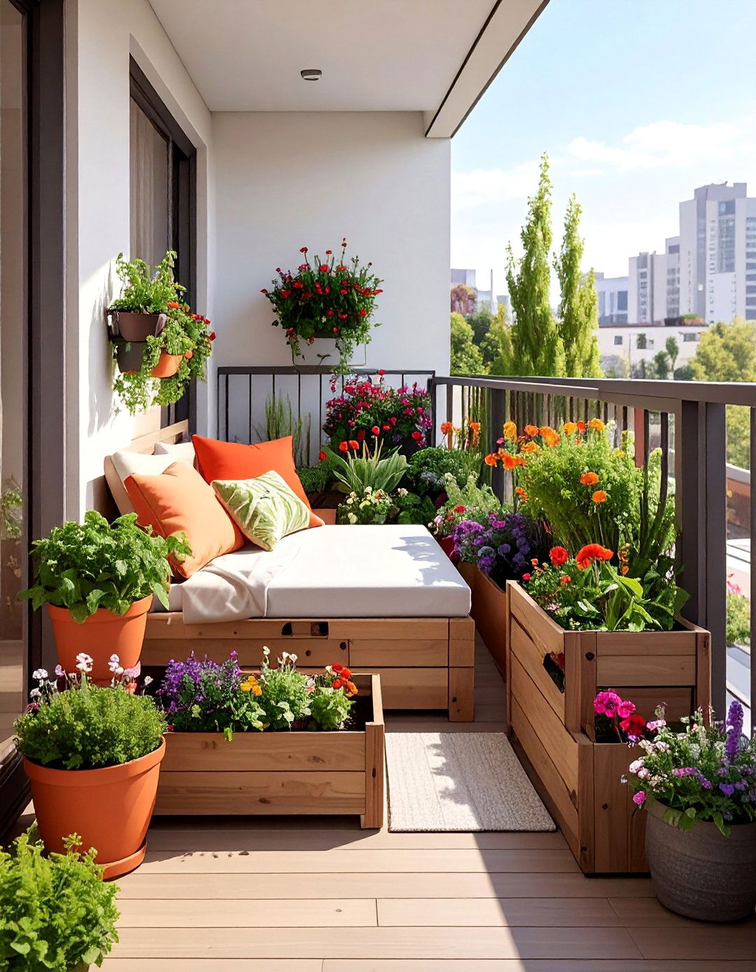 Seasonal Container Garden Bedroom Balcony - 20 Bedroom Balcony Ideas to Maximize Your Space