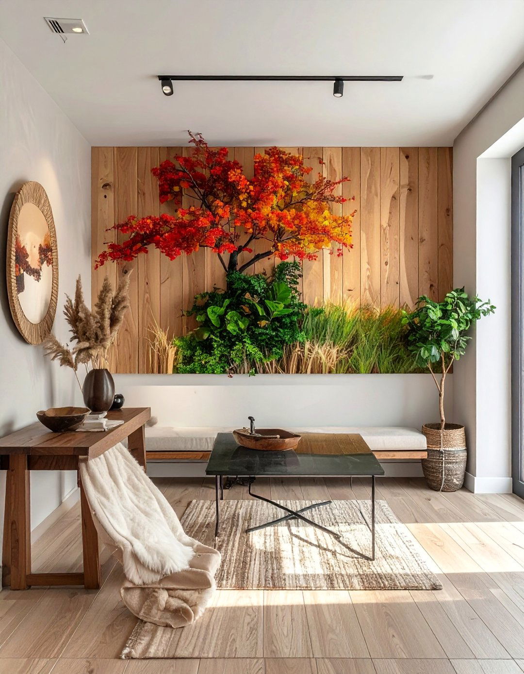 Seasonal Natural Element Display - 40 Wall Decor Ideas to Transform Any Room