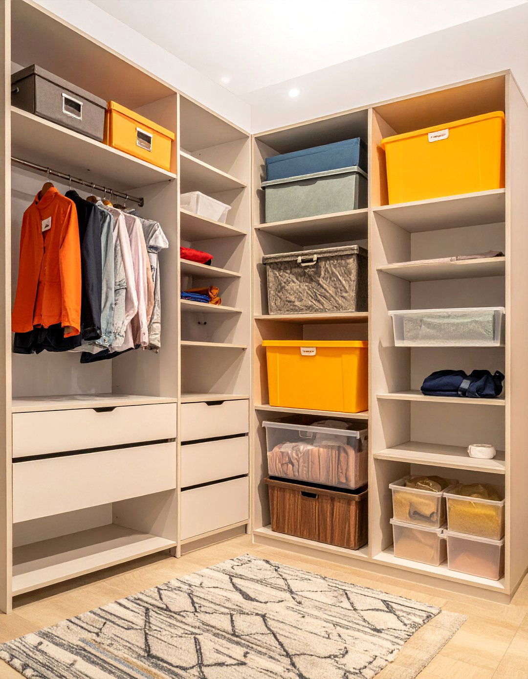 Seasonal Rotation Storage - 30 Dressing Room Ideas to Organize Your Space