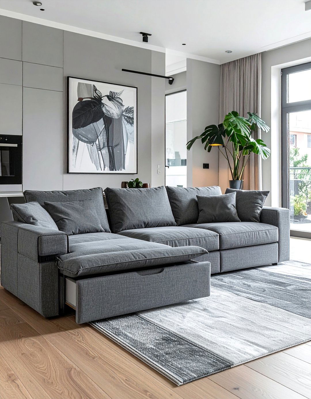 Sectional Sofa Storage Compartments - 30 Living Room Storage Ideas to Maximize Your Space