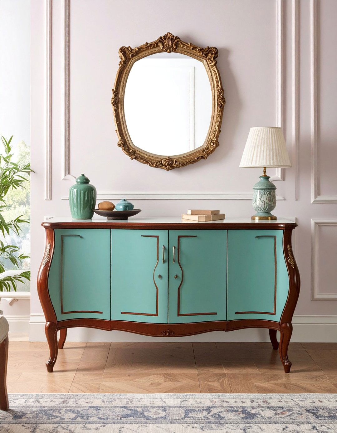 Select a Hepplewhite or Sheraton Sideboard - 25 Classic Traditional Living Room Design Ideas