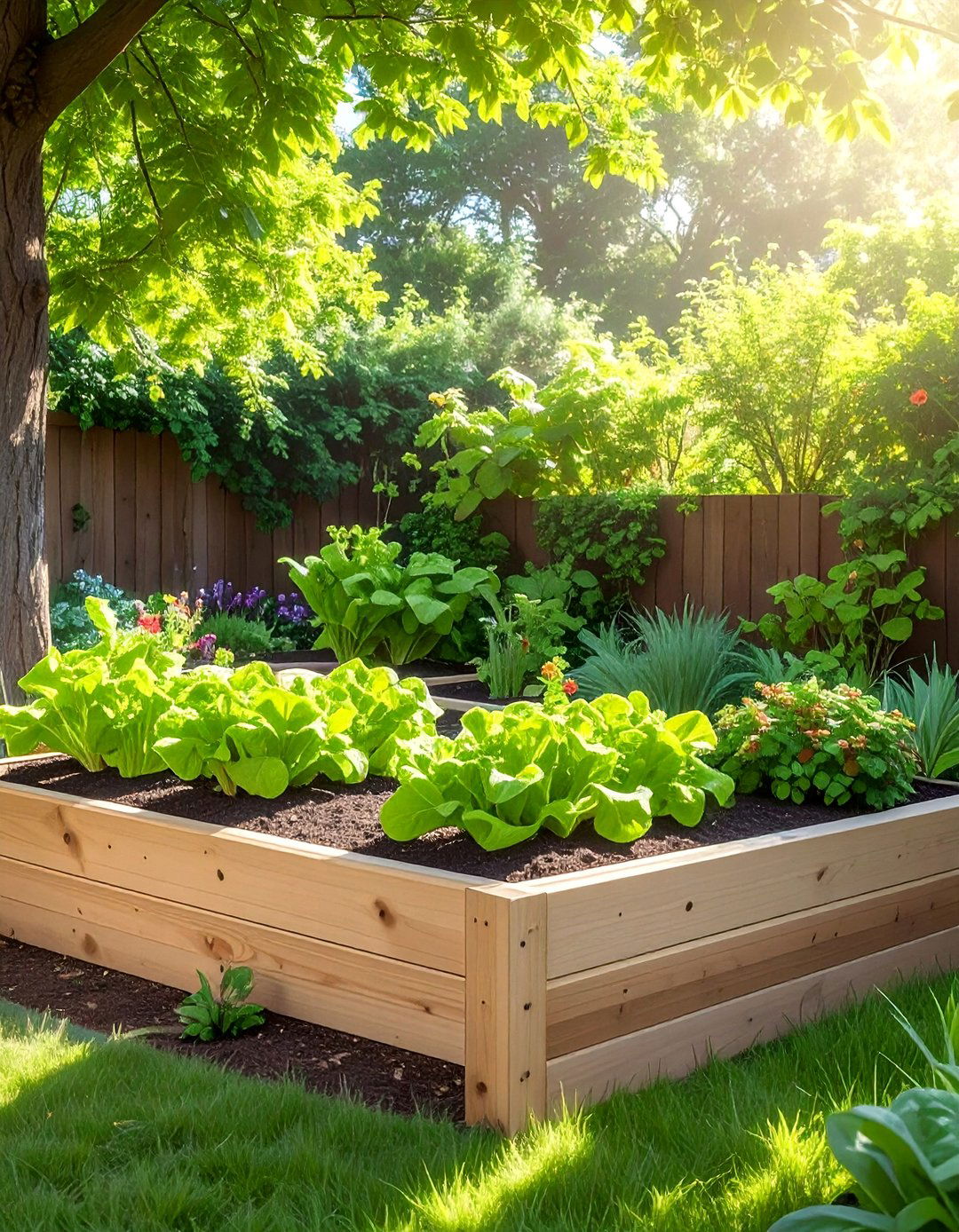 Shade Garden Raised Adaptations - 40 Raised Garden Bed Ideas for Your Vegetable Garden