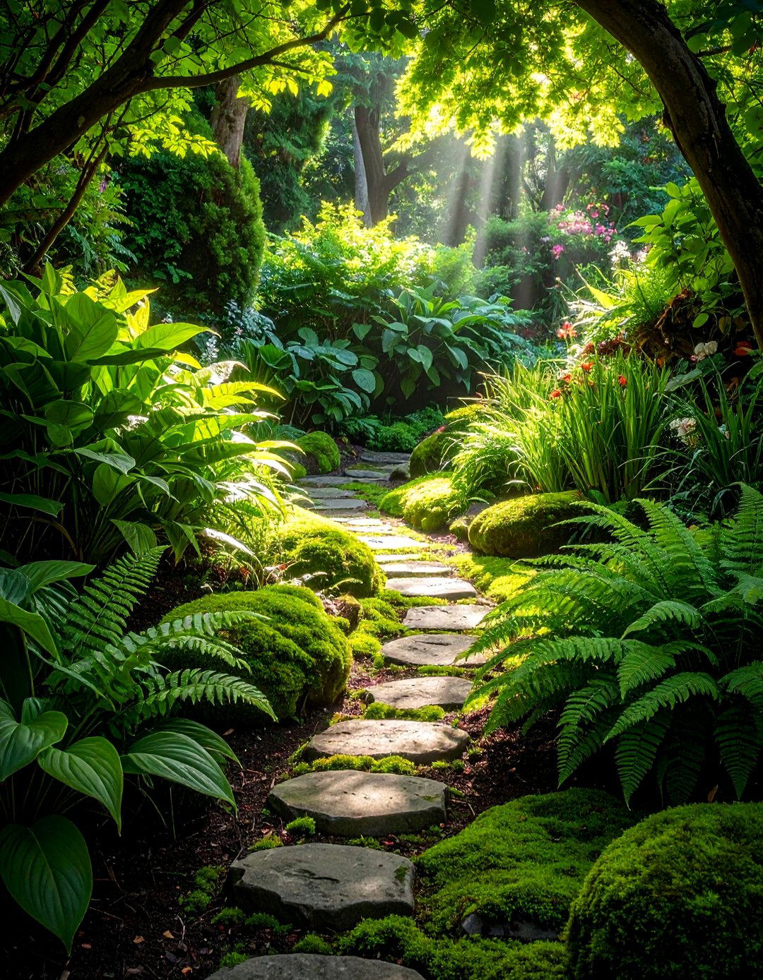Shade Garden Retreat - 25 Zen Garden Ideas for a Peaceful Backyard Retreat