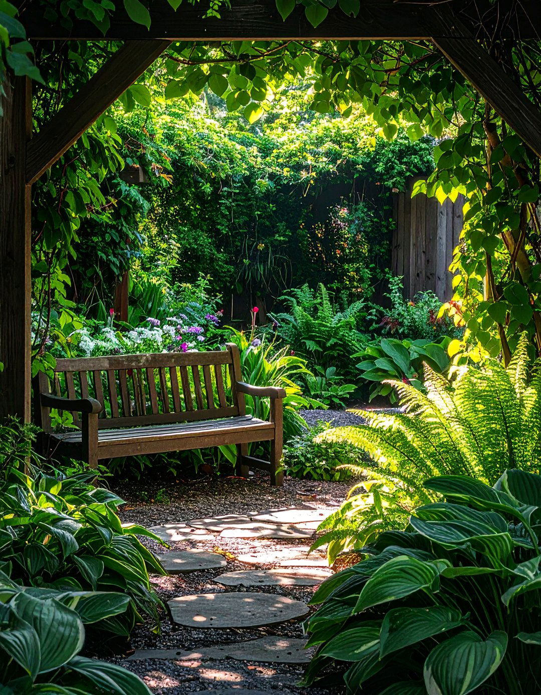 Shade Garden Retreats - 40 Small Backyard Ideas to Transform Your Outdoor Space