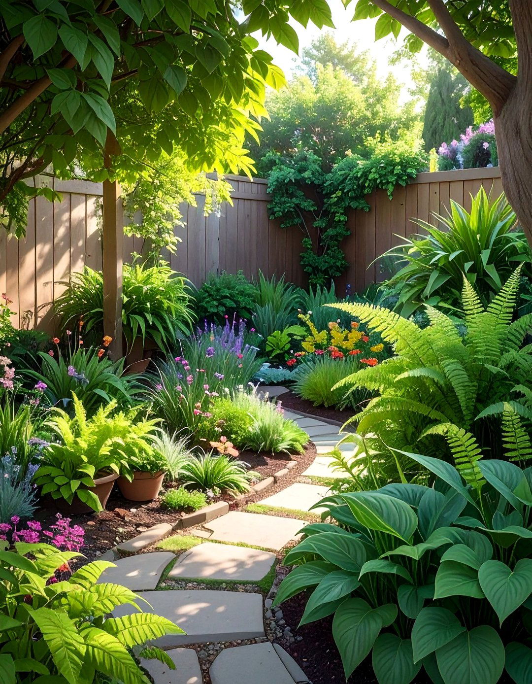 Shade Garden Sanctuaries - 40 Small Backyard Landscaping Ideas for Big Impact