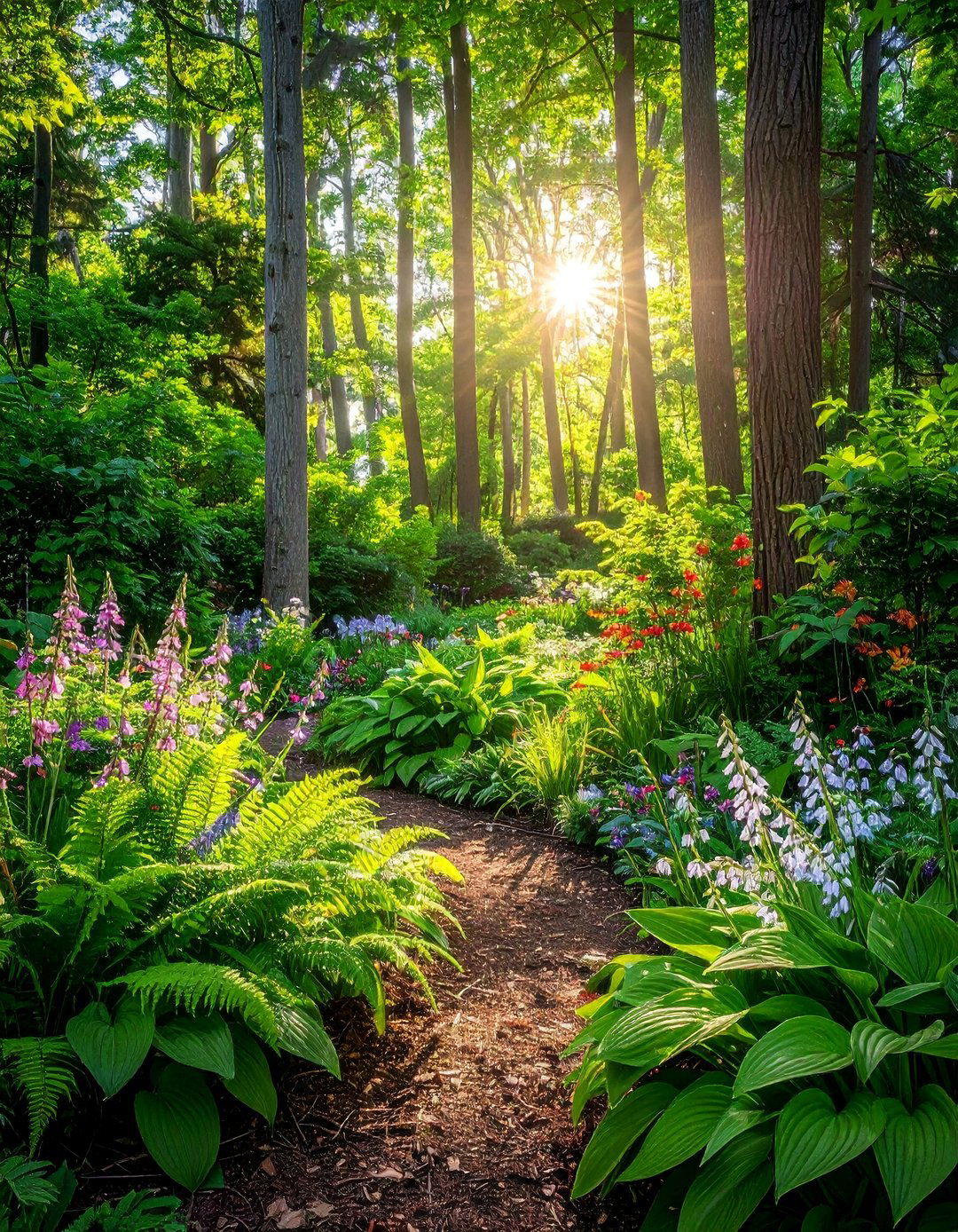 Shade Woodland Gardens - 40 Beautiful Gardens to Inspire Your Outdoor Space
