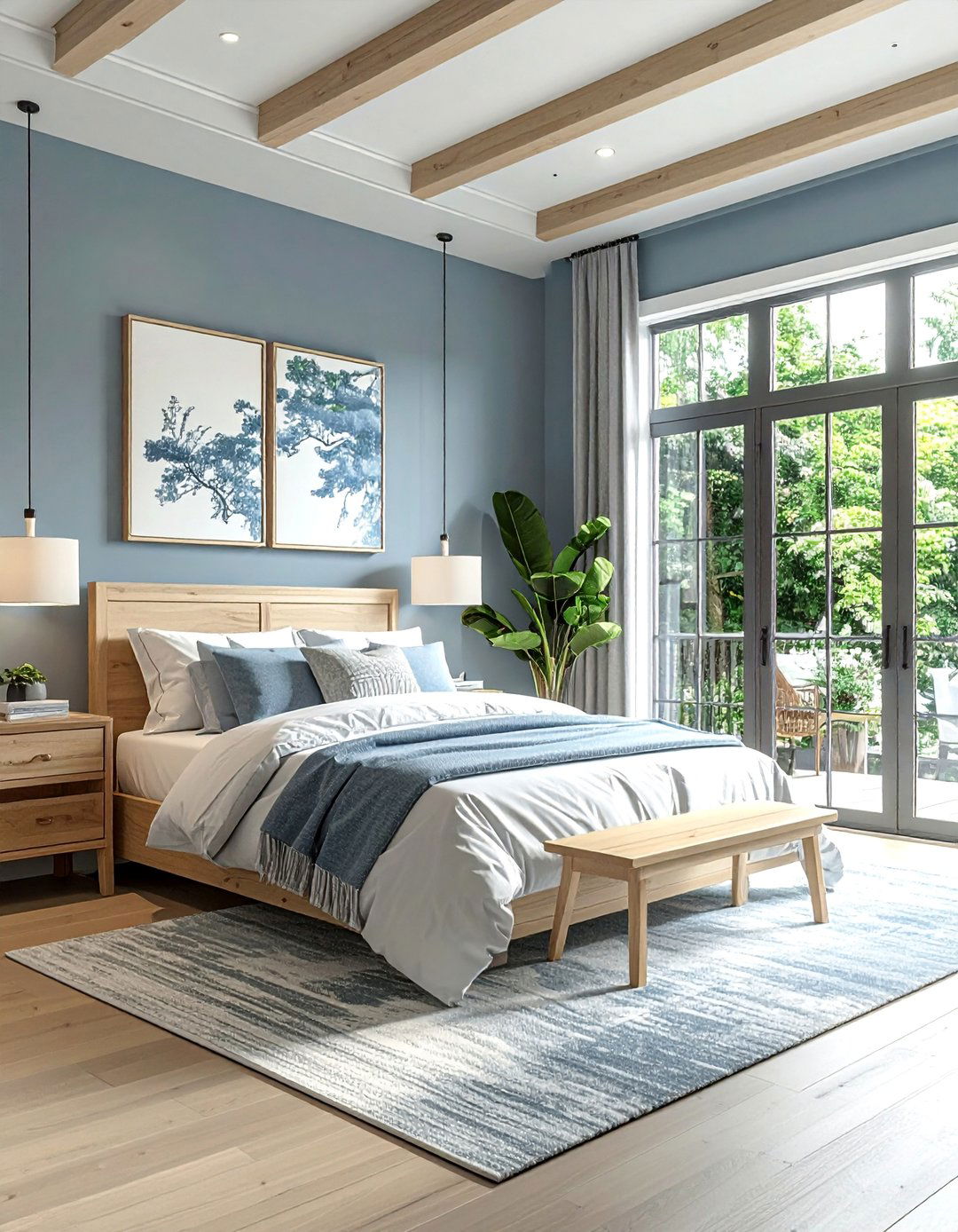 Sherwin Williams Comfort Gray SW 6205 - 40 Best Blue-gray Paint Colors for Your Home