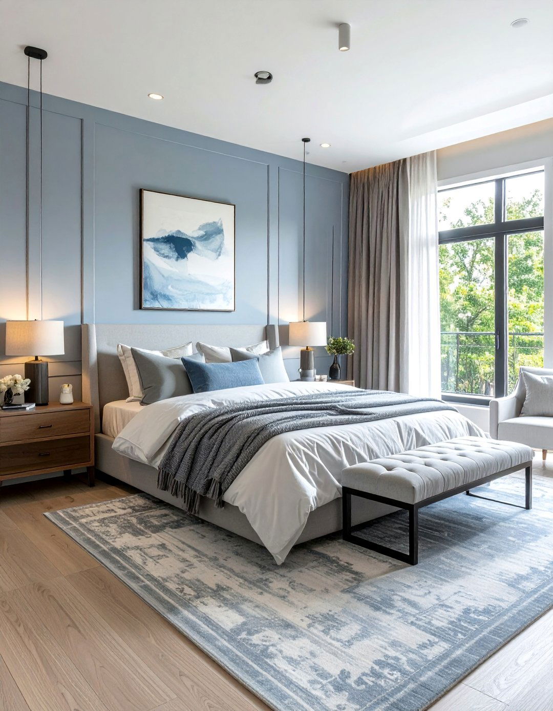 Sherwin Williams Morning Fog SW 6255 - 40 Best Blue-gray Paint Colors for Your Home