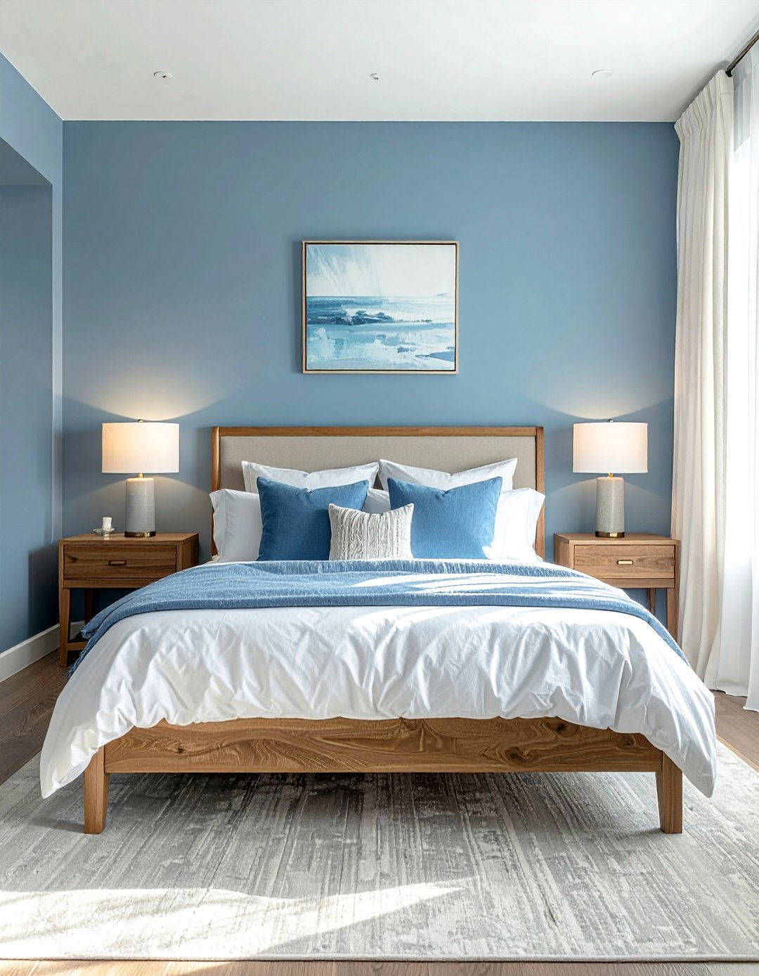 Sherwin Williams Sleepy Blue SW 6225 - 40 Best Blue-gray Paint Colors for Your Home