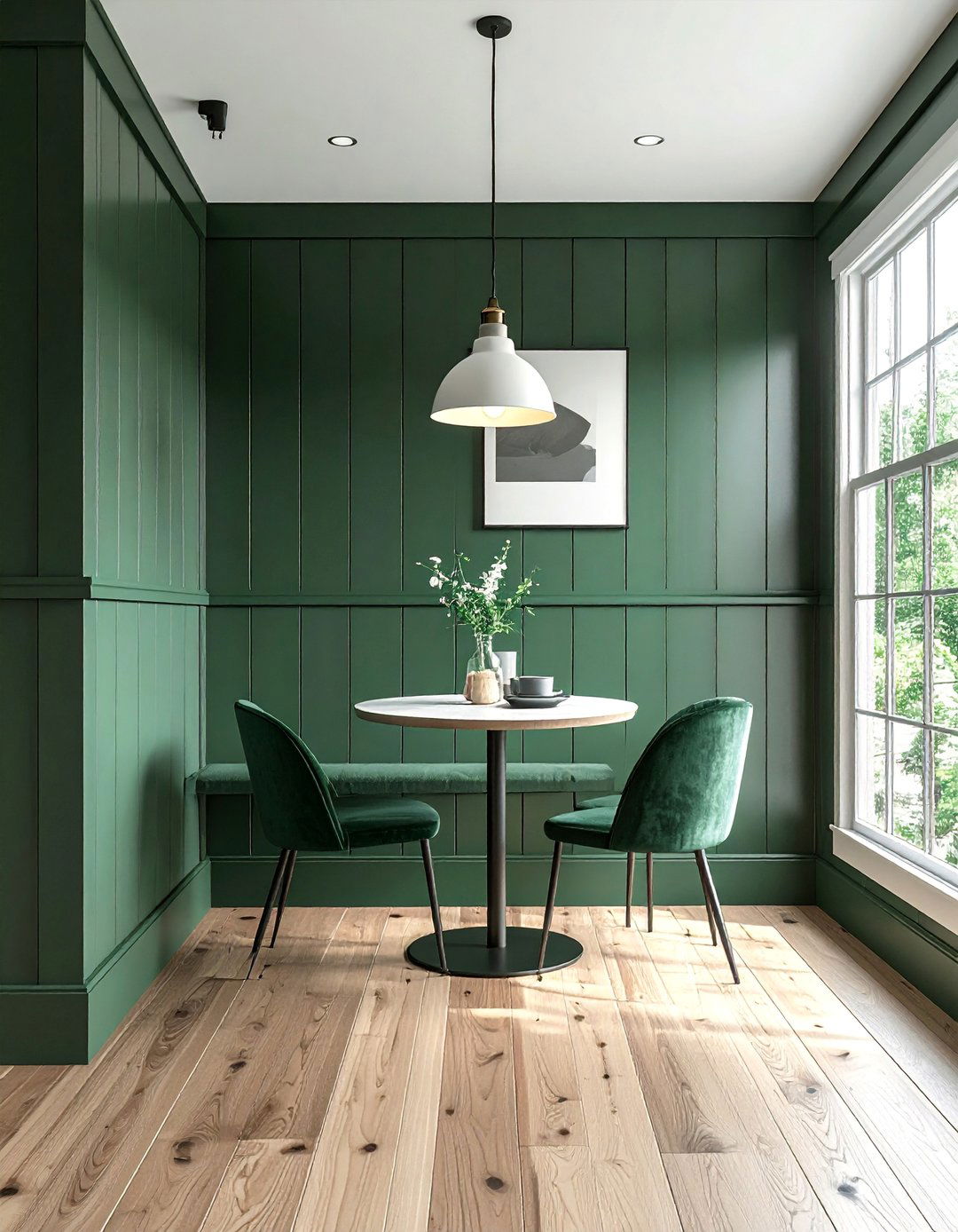 Shiplap Accent Nook