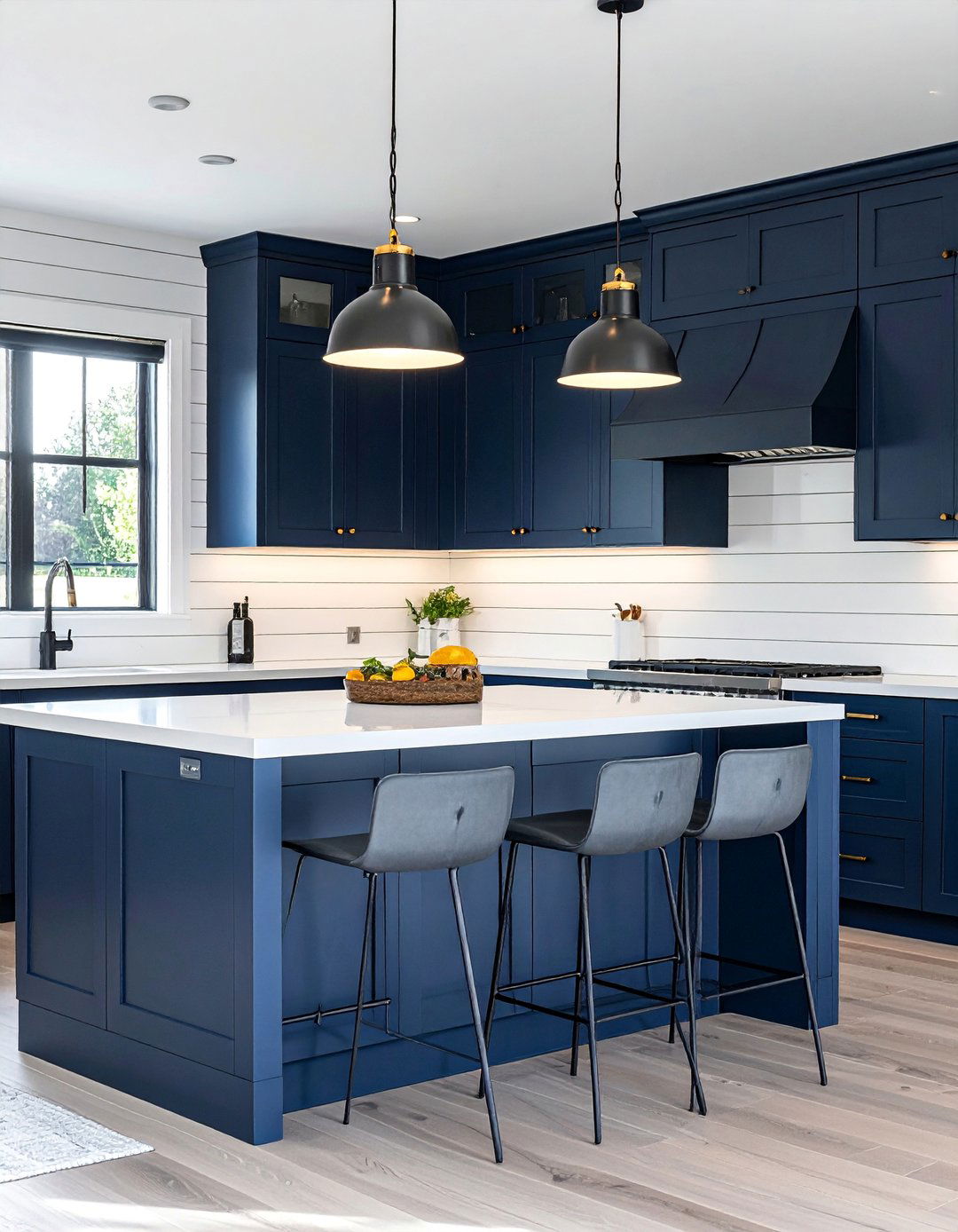 Shiplap Accent in a Kitchen Backsplash - 40 Shiplap Accent Wall Ideas for Modern Home Decor