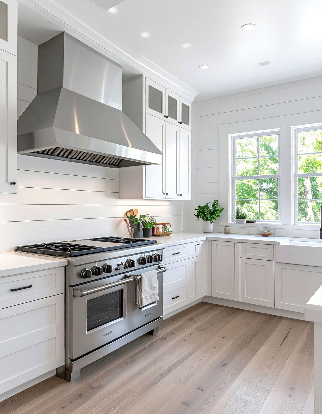 Shiplap Lined Kitchen Stove Alcove - 20 Kitchen Stove Alcove Ideas for a Cozy Cooking Nook