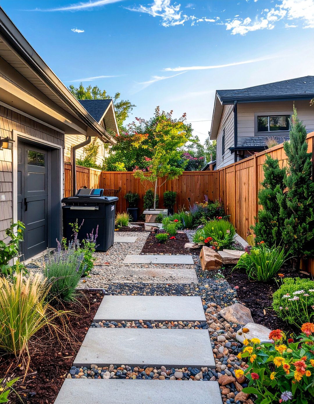 Side Yard Utility Area - 30 Decomposed Granite Landscaping Ideas for Your Yard