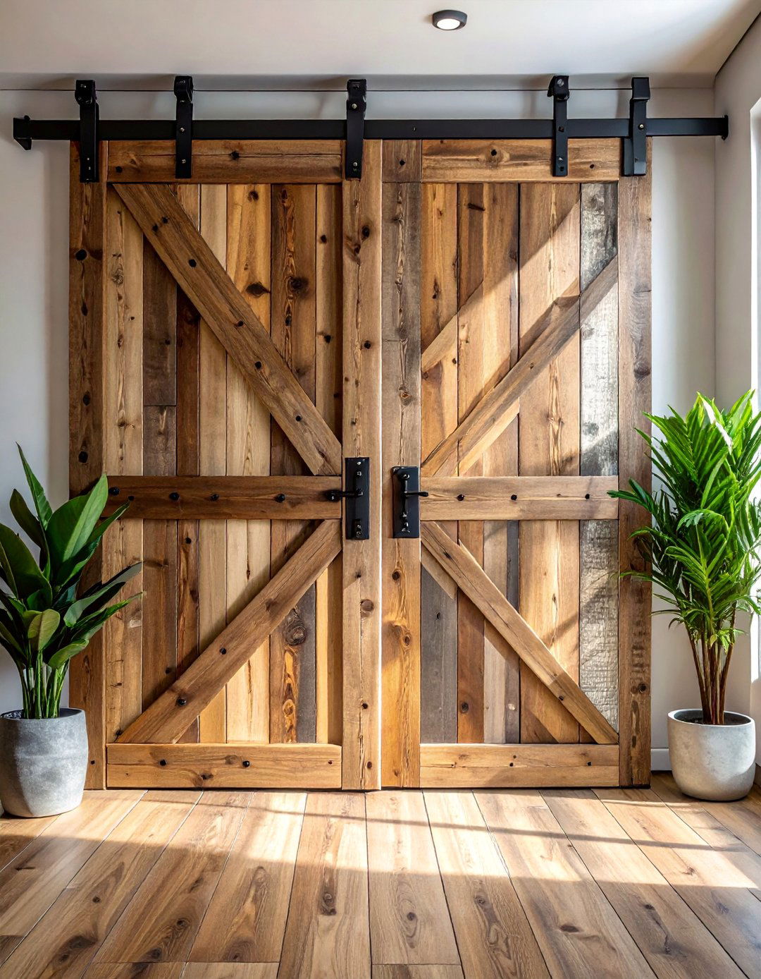Sliding Barn Door Features - 25 Wooden Interior Design Ideas for a Rustic Charm