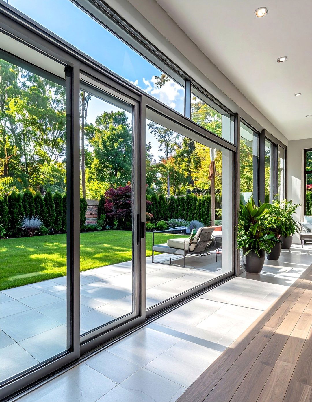 Sliding Window Wall System - 30 Stylish Sunroom Window Ideas for Natural Light