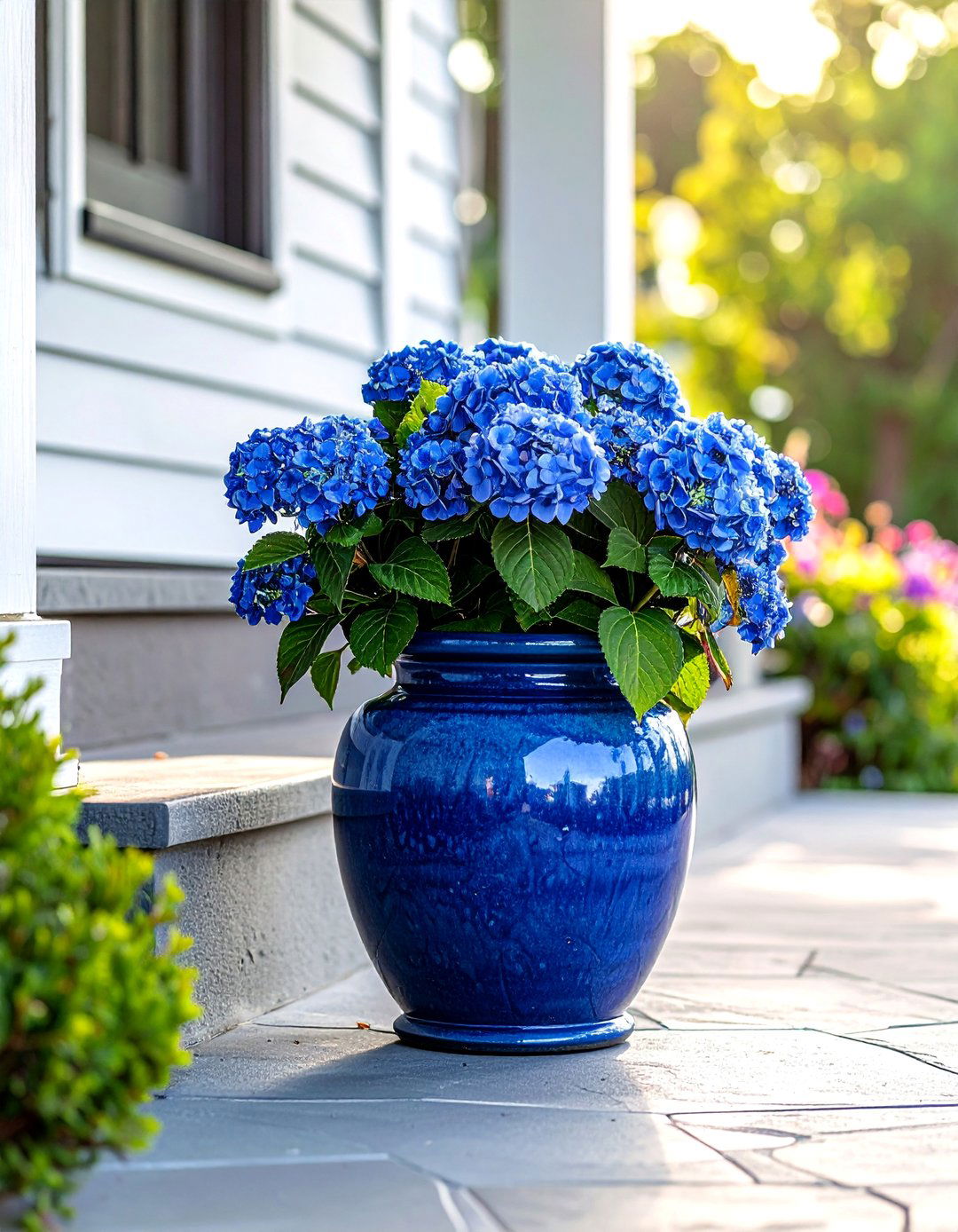 Small Front Porch with a Hideaway Hose Pot - 40 Small Front Porch Ideas for a Welcoming Entryway