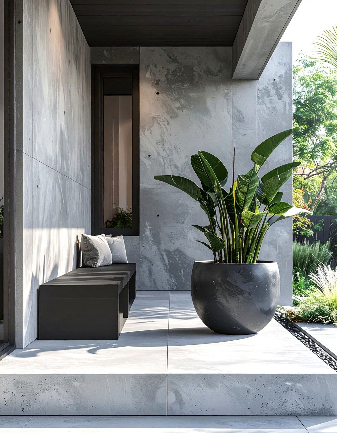 Small Front Porch with a Minimalist Aesthetic - 40 Small Front Porch Ideas for a Welcoming Entryway