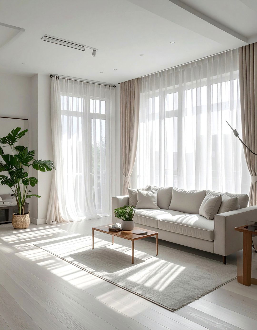 Small Living Room with Floor to Ceiling Curtains - 40 Small Living Room Ideas for Cozy Spaces