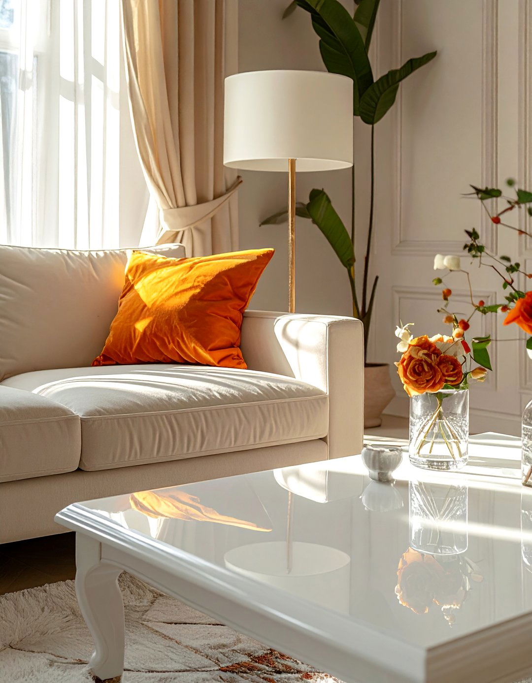 Small Living Room with High Gloss Surfaces - 40 Small Living Room Ideas for Cozy Spaces