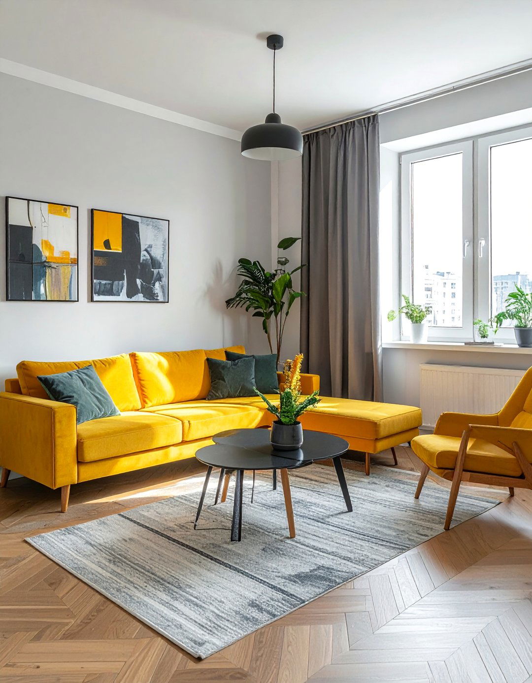 Small Living Room with a Clear Furniture Layout - 40 Small Living Room Ideas for Cozy Spaces