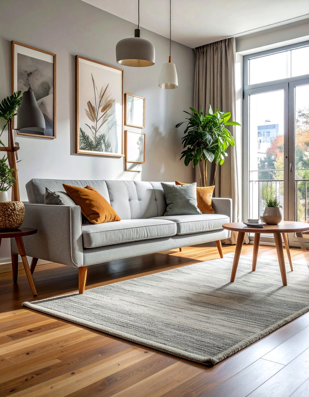 Small Living Room with a Slim Profile Sofa - 40 Small Living Room Ideas for Cozy Spaces