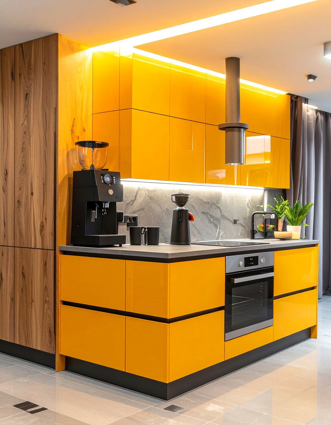 Smart Coffee Systems - 40 Modern Kitchen Ideas for a Sleek and Functional Space