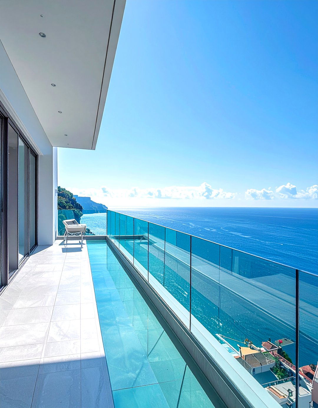 Smart Glass Switchable Privacy Panels - 25 Glass Balcony Design Ideas for a Modern and Open Feel