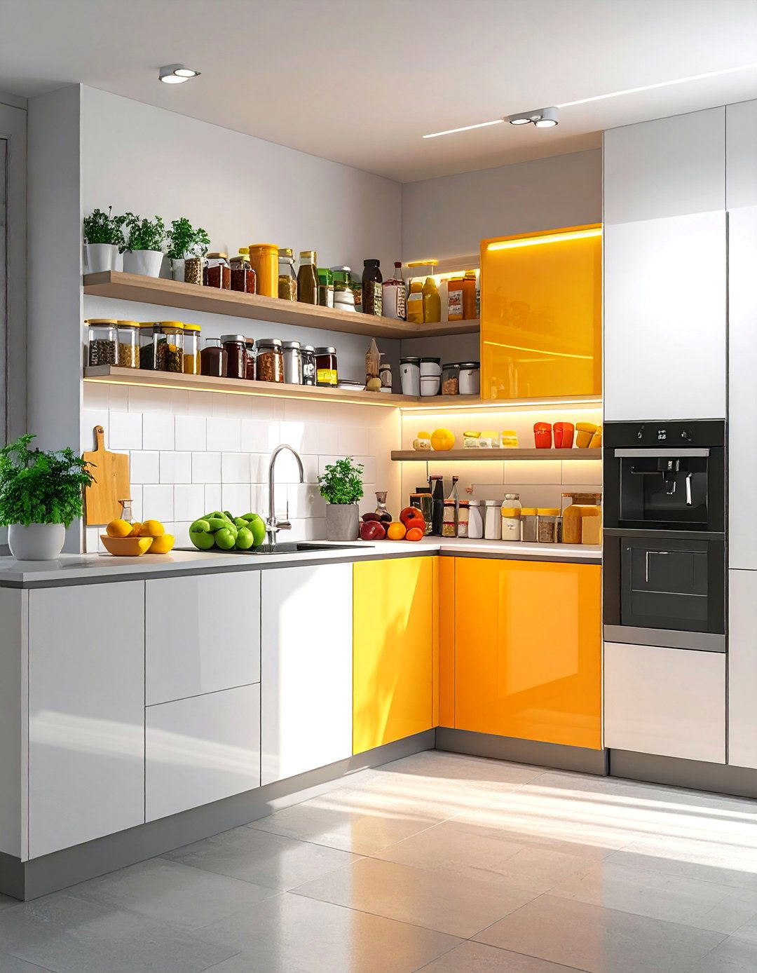 Smart Inventory Management - 40 Modern Kitchen Ideas for a Sleek and Functional Space