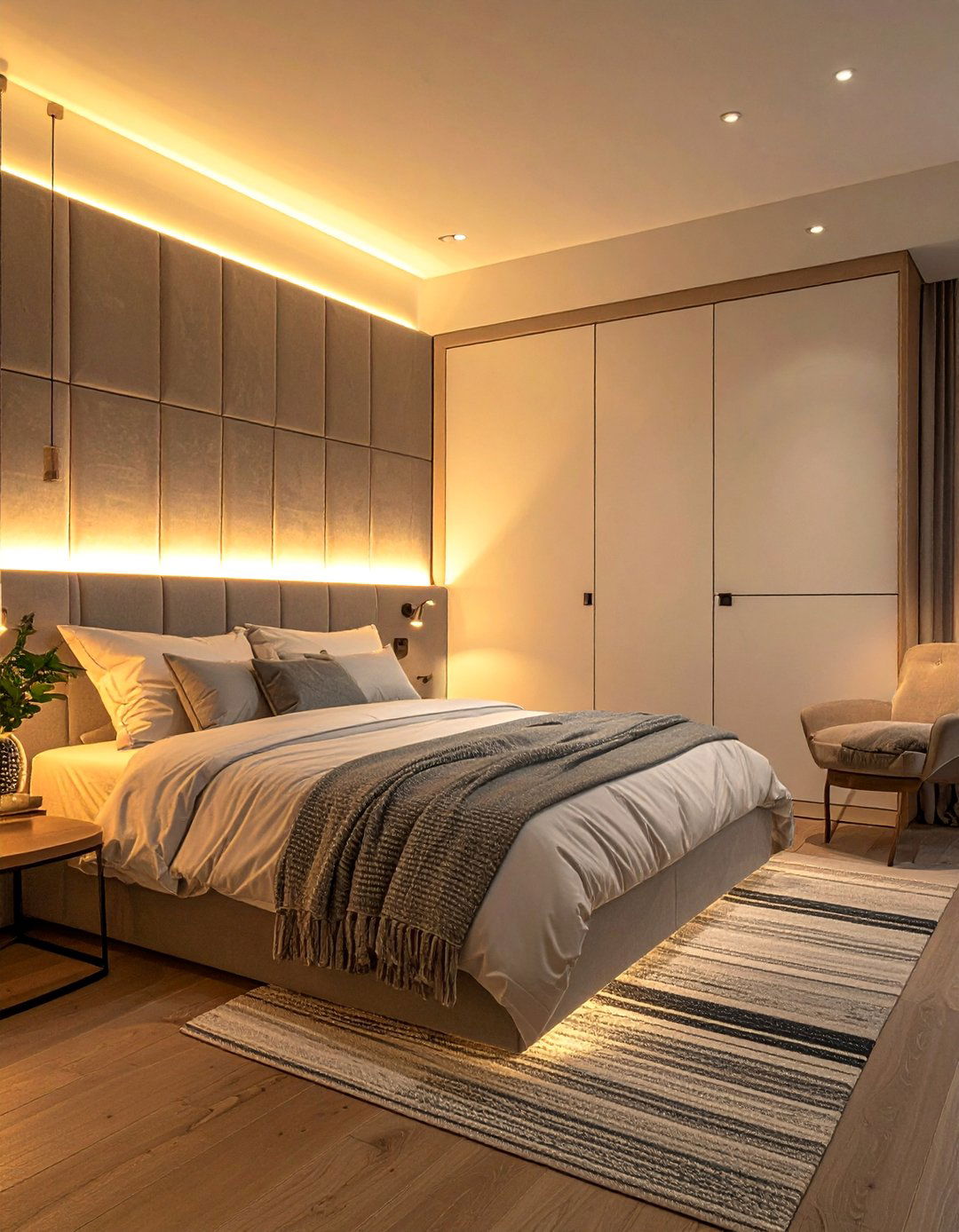 Smart Lighting with Dimmers for Ambiance - 40 Small Bedroom Ideas for Cozy and Functional Spaces
