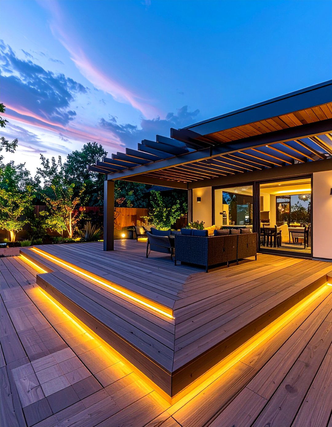 Smart Technology Integration Deck - 30 Patio Deck Ideas to Elevate Your Outdoor Living