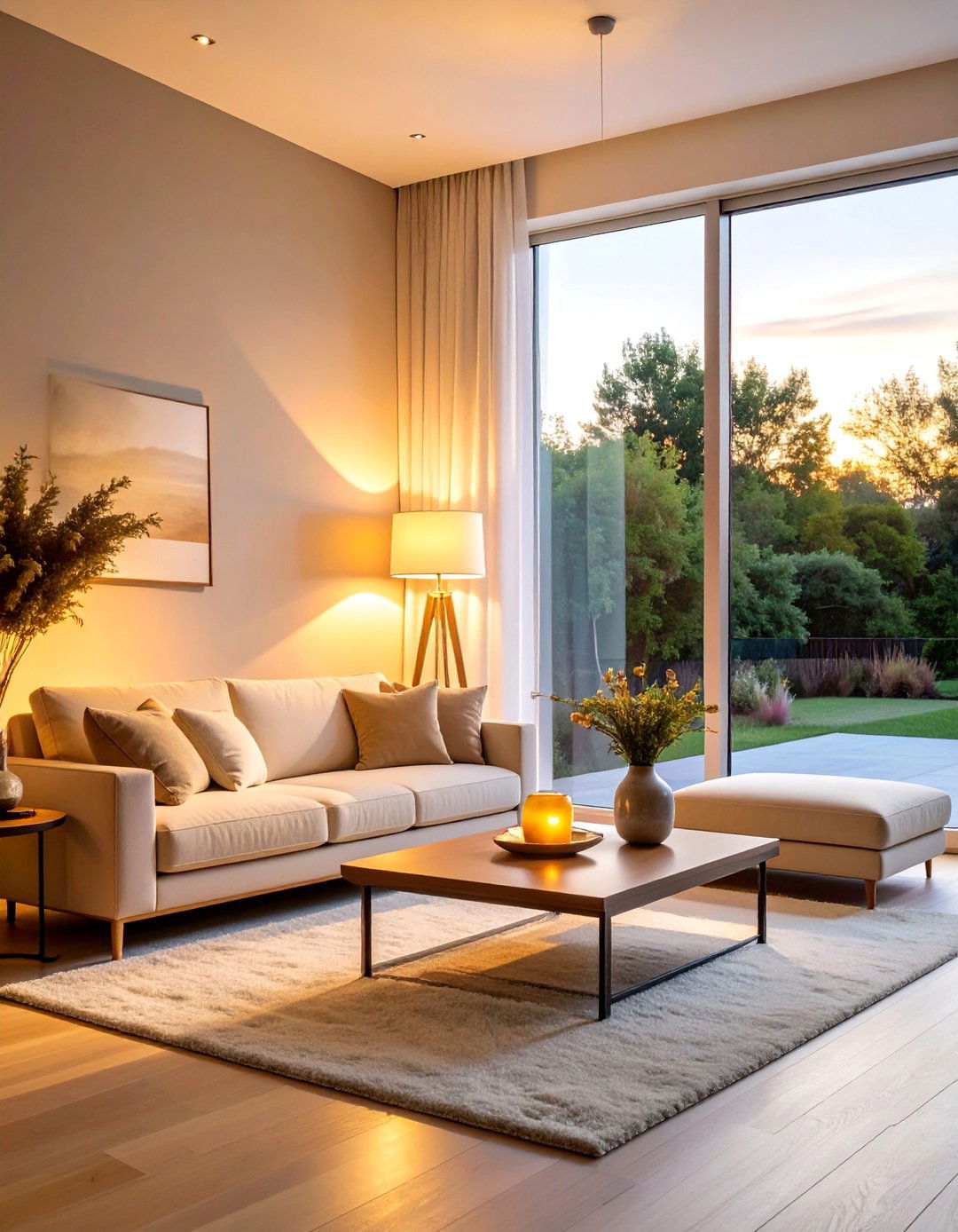 Soft Ambient Lighting - 40 Cozy Living Room Ideas to Transform Your Space