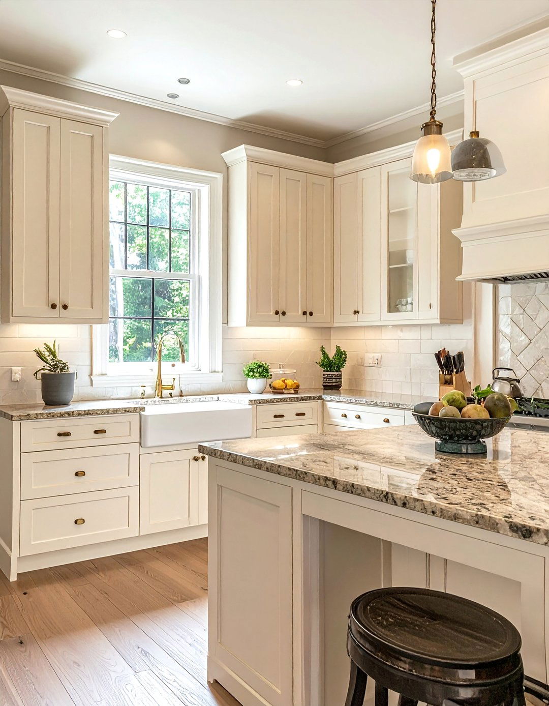 Soft Creamy Off White Kitchen Cabinets - 40 Kitchen Cabinet Color Ideas to Refresh Your Space