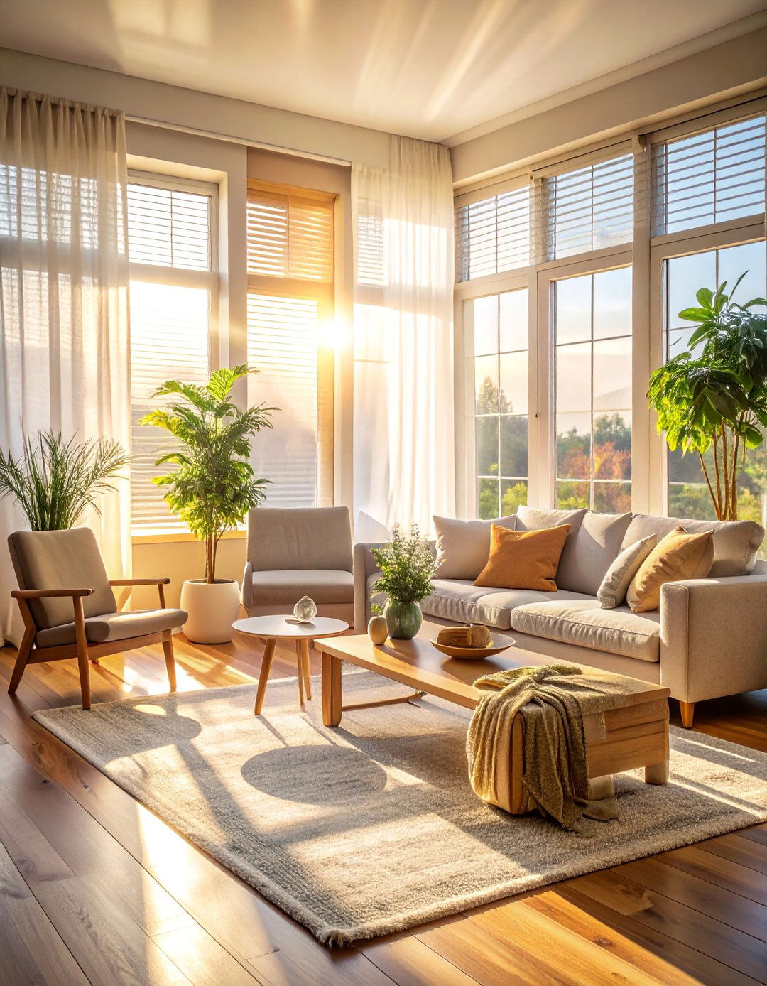 Soft Diffused Natural Light - 40 Cozy Living Room Ideas to Transform Your Space