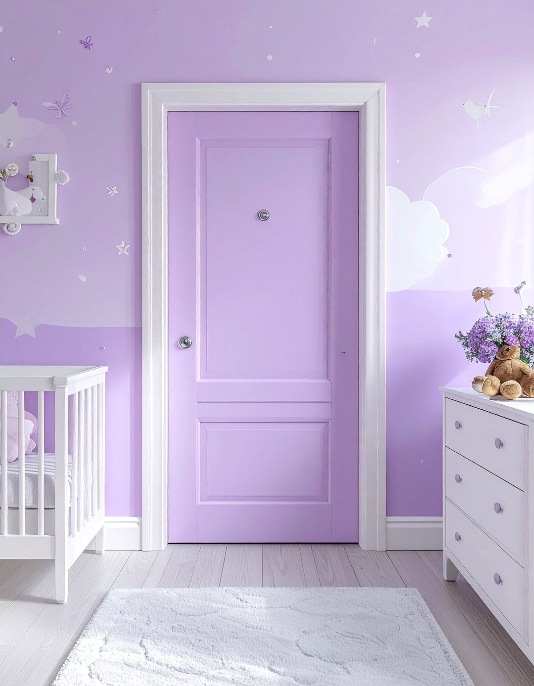 Soft Lavender Interior Door Color - 25 Interior Door Color Ideas for a Fresh Home Look