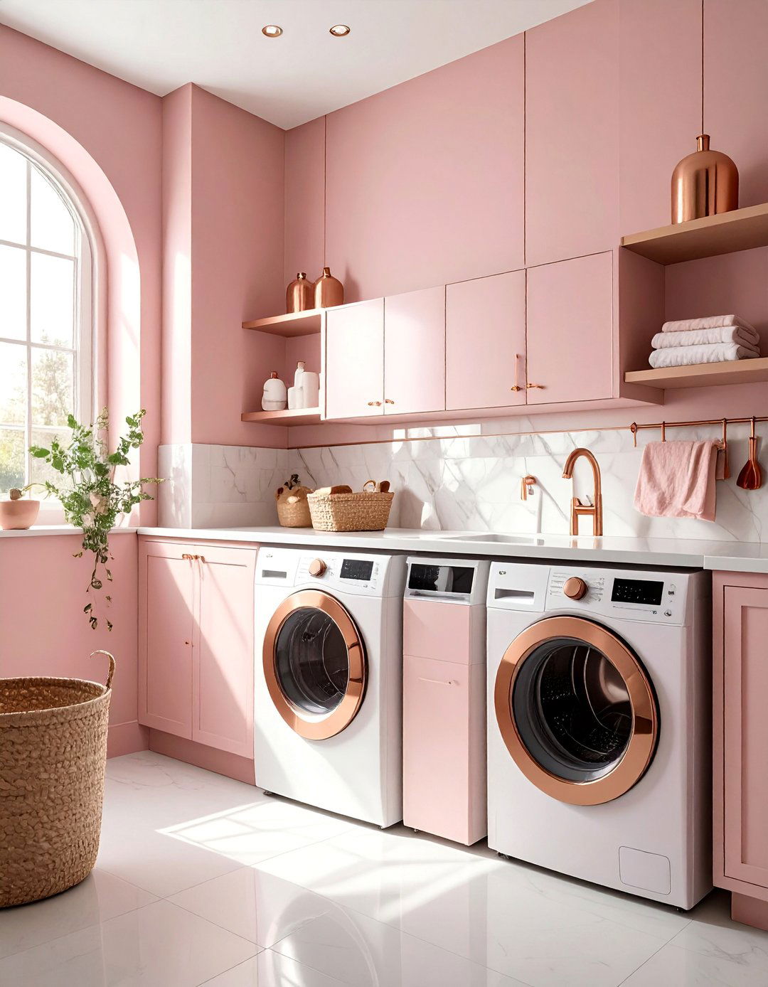 Soft Pink Laundry Room Paint - 25 Laundry Room Paint Ideas for a Fresh Look