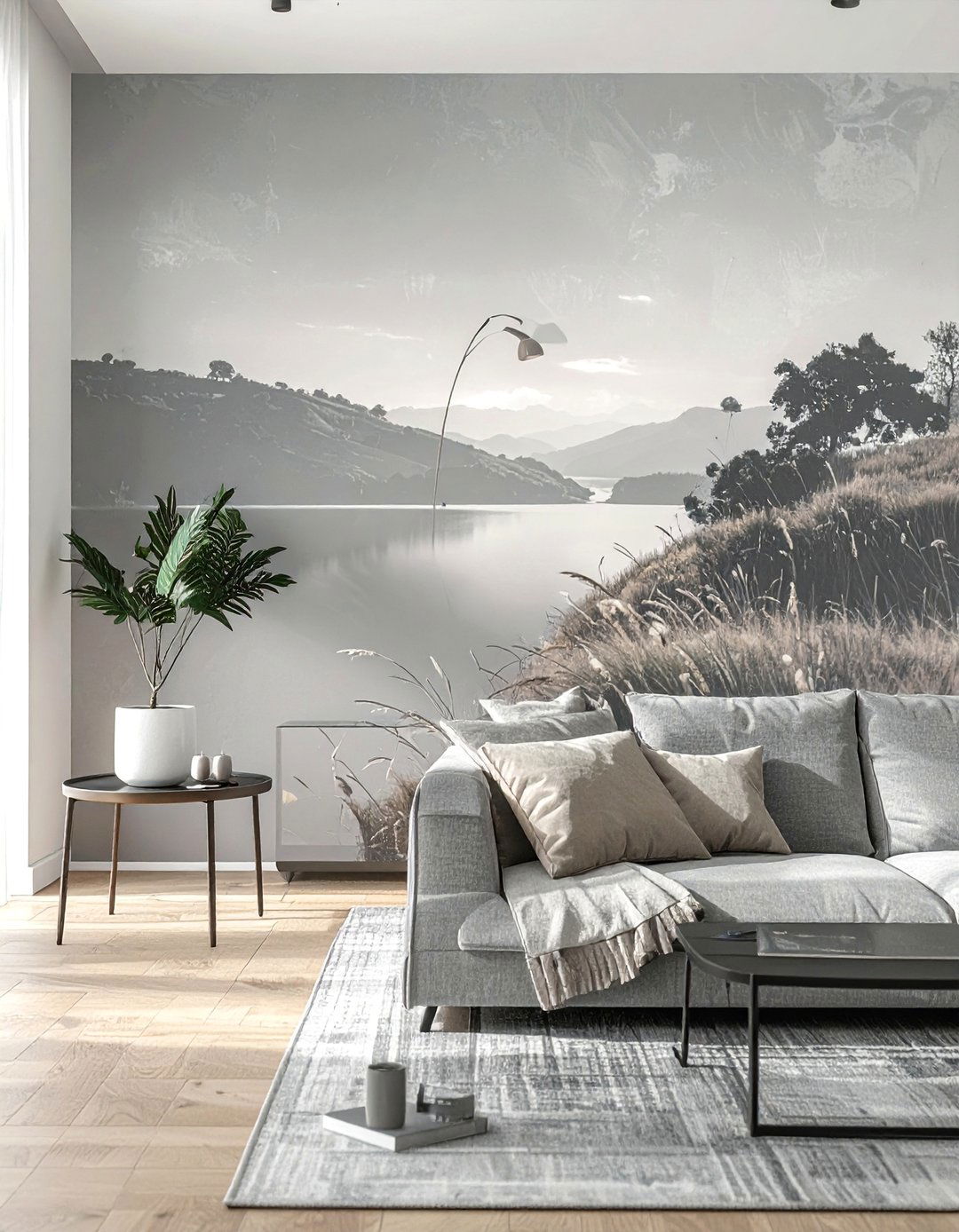 Soft and Textured Wallpapers - 40 Cozy Living Room Ideas to Transform Your Space