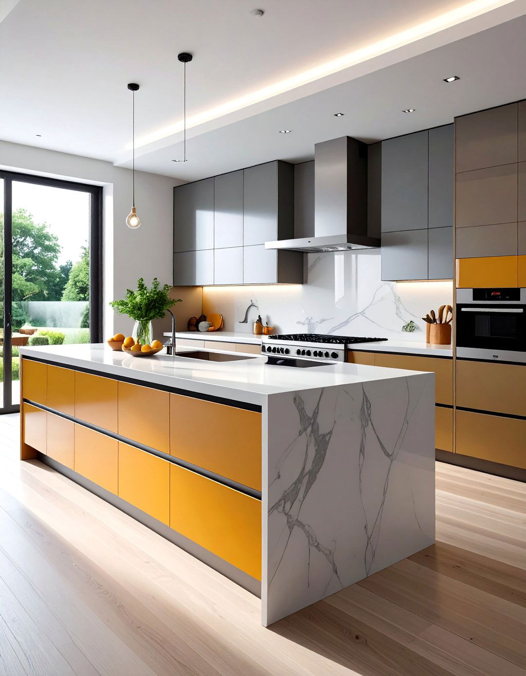 Solid Surface Versatility - 40 Kitchen Countertop Ideas for Modern Homes