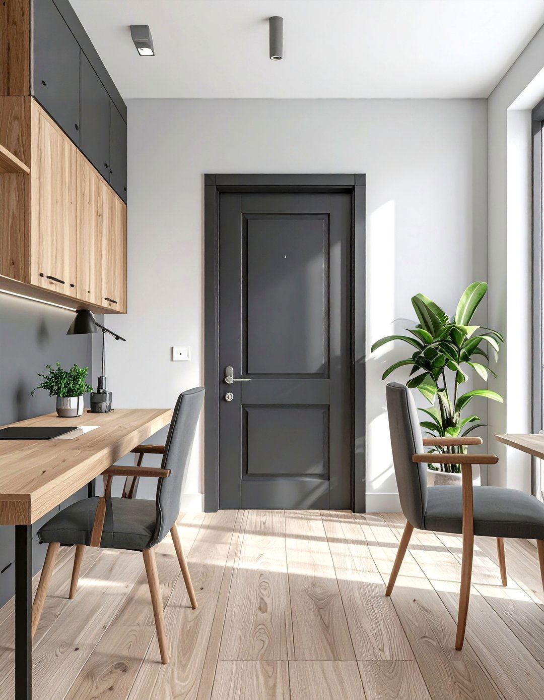 Sophisticated Charcoal Gray Interior Door Color - 25 Interior Door Color Ideas for a Fresh Home Look