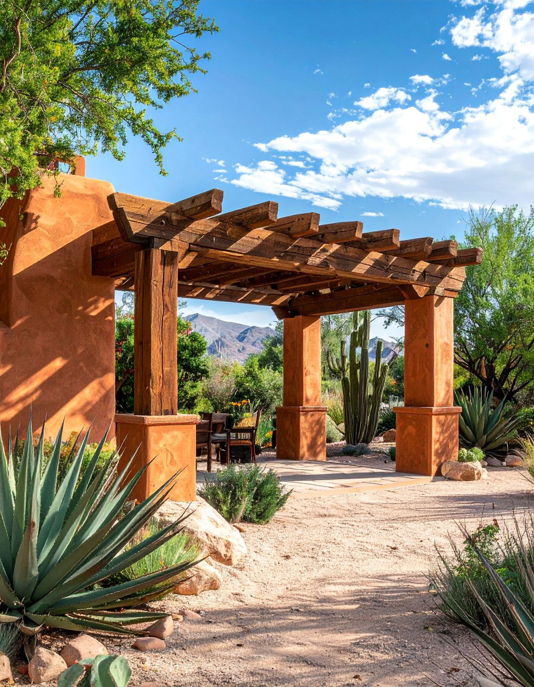 Southwestern Adobe and Vigas Design