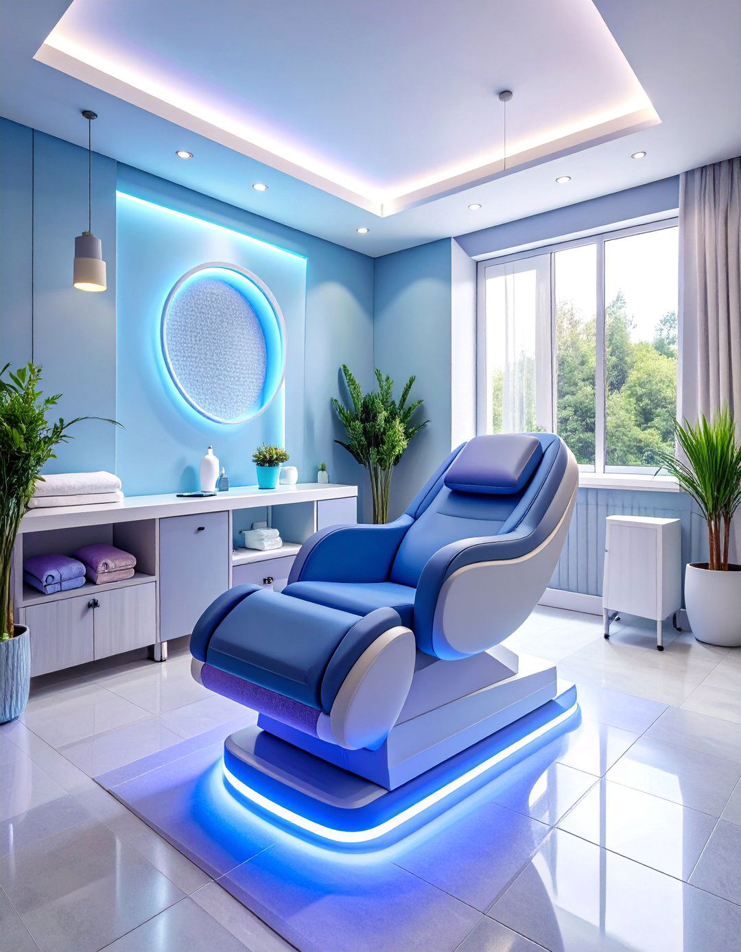 Spa Inspired Wellness Room - 20 Lactation Room Ideas for Comfort and Privacy