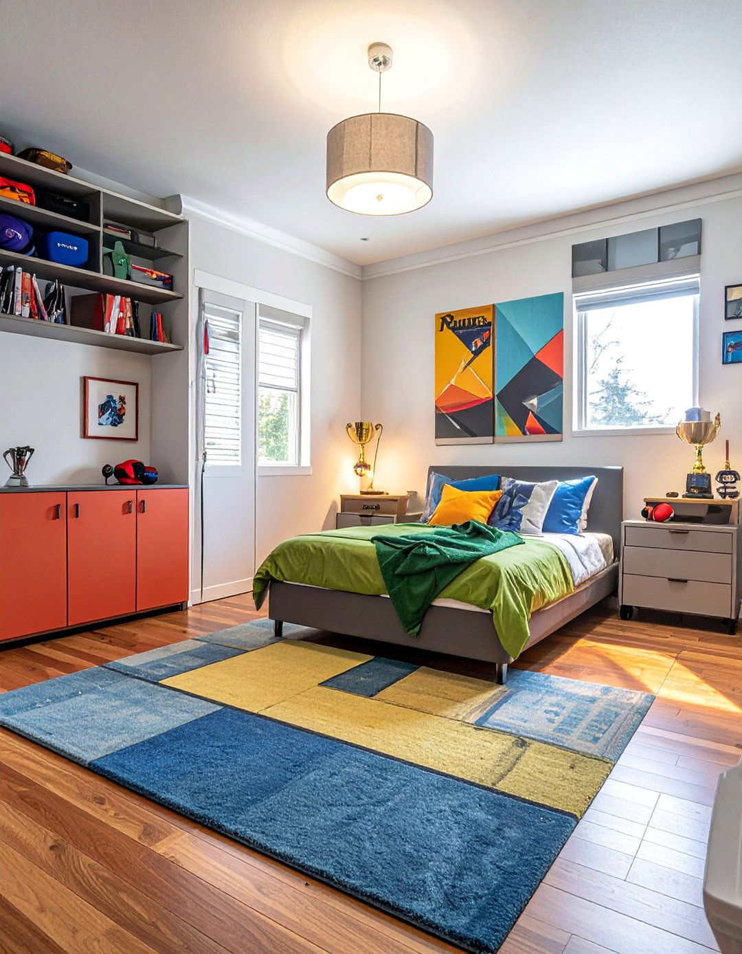 Sports Championship Suite - 40 Teen Room Ideas for a Fun and Functional Space